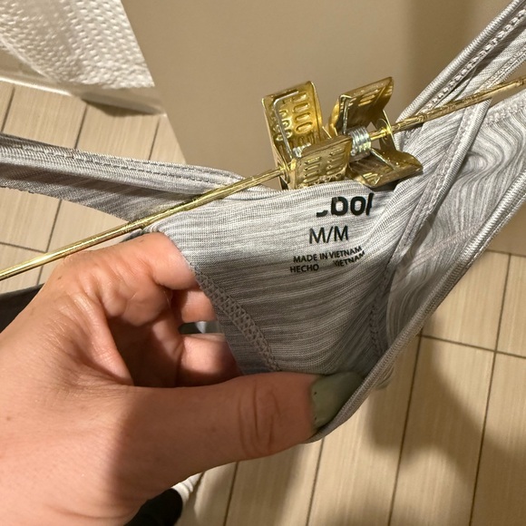 Grey Racer Back Reebok Tank - Picture 2 of 3